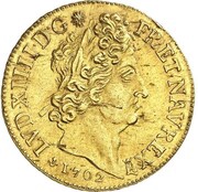 Double Gold Louis with 8 Ls and insignia - Louis XIV obverse image