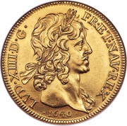 10 Louis d'or - Louis XIII Trial obverse image