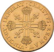 Dix Louis d'or, buste drapé - Louis XIII, France, 1640 reverse image
