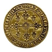 Gold Ecu - Louis IX, France, 1270 reverse image