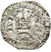 Gros blanc "à la queue" - John II, France, 1355 reverse image