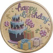 1 Dollar - Elizabeth II 6th Portrait - Happy Birthday, Australia, 2021 reverse image