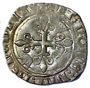 Florette Monnayage du Duc de Bourgogne au nom du Roi, France, 1419 reverse image