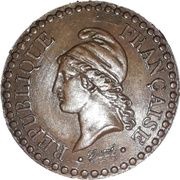 1 Centime 2nd Republic obverse image