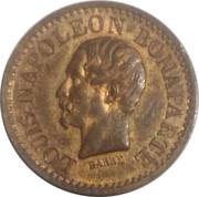 1 Centime - Napoleon III pattern of Barre obverse image