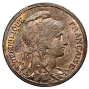 1 centime Daniel-Dupuis Épreuve en Bronze, 1898 obverse image