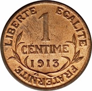1 Centime reverse image