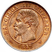 2 Centimes - Napoleon III obverse image