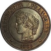 2 Centimes obverse image