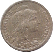 2 centimes Daniel-Dupuis Epreuve en argent obverse image