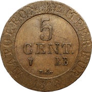 5 Centimes - Napoleon I reverse image