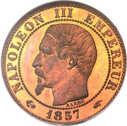 5 Centimes - Napoleon III obverse image