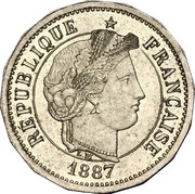 5 Centimes Essai en maillechort de Merley, type II obverse image