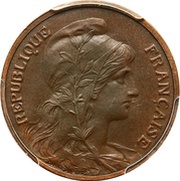 5 centimes Daniel-Dupuis Essai en bronze obverse image