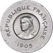 5 Centimes pattern of Dubois obverse image