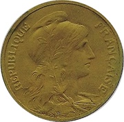 5 centimes Daniel-Dupuis Essai en laiton obverse image