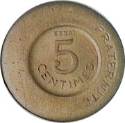 5 centimes Essai en bronze de Dubois, France, 1909 reverse image