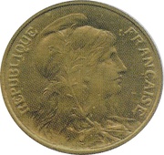 5 centimes Daniel-Dupuis Epreuve en laiton obverse image