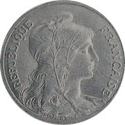 5 centimes Daniel-Dupuis Essai en alumimium obverse image