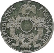 5 centimes Non-perforated Essai obverse image