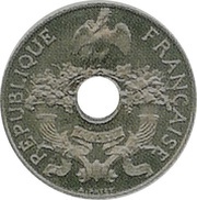 5 centimes Patey Essai perforé obverse image
