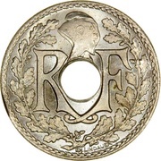 5 centimes Lindauer Essai en cupronickel, en creux obverse image