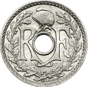 5 Centimes Lindauer aluminium trial, incomplete date obverse image
