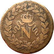 1 Décime - Napoleon I obverse image