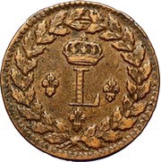 1 Décime - Louis XVIII light type obverse image