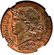 10 Centimes pattern by Dantzell obverse image