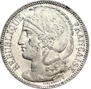 10 Centimes pattern by Dieudonné obverse image