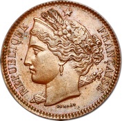 10 Centimes pattern by Domard obverse image
