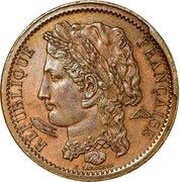 10 Centimes pattern by Farochon obverse image