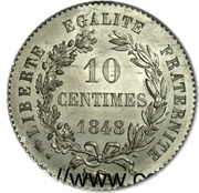 10 Centimes pattern by Magniadas reverse image