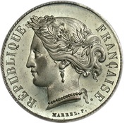 10 Centimes pattern by Marrel obverse image