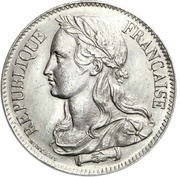 10 Centimes pattern by Montagny, project 1 obverse image