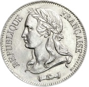 10 Centimes pattern by Montagny, project 2 obverse image