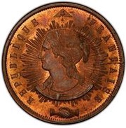 10 Centimes trial of Pillard, reverse of Alard obverse image