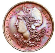 10 Centimes pattern of Malbet obverse image