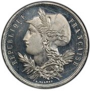 10 Centimes pattern of Malbet obverse image