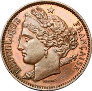 10 centimes Essai en bronze de Domard obverse image
