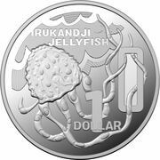 1 Dollar - Elizabeth II 6th Portrait - The Great Aussie Coin Hunt 3 - Letter I; Silver Proof, Australia, 2022 reverse image