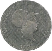 10 centimes Essai en maillechort de Lorthior obverse image