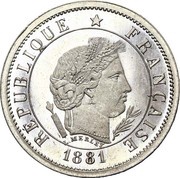 10 Centimes pattern of Merley obverse image
