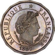 10 Centimes pattern of Merley, 16 pans obverse image