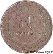 10 Centimes Essai en carton de Merley, type II reverse image