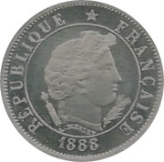 10 Centimes Essai en aluminium de Merley, type II obverse image