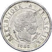 10 Centimes pattern of Merley obverse image