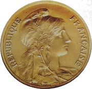 10 Centimes Daniel-Dupuis Epreuve en or obverse image