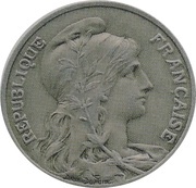 10 Centimes Daniel-Dupuis Epreuve en argent obverse image